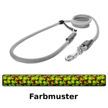 EASYLONG Hundeleine - M - 2m - crazy ampel